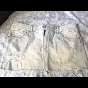 Mini jean skirt never worn